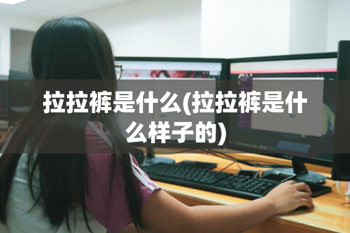 拉拉裤是什么(拉拉裤是什么样子的)