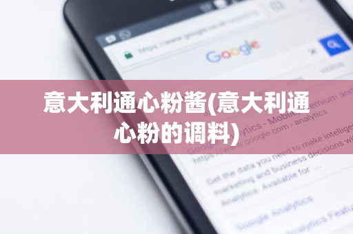 意大利通心粉酱(意大利通心粉的调料)
