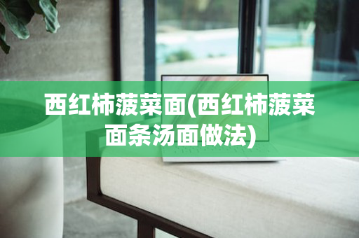 西红柿菠菜面(西红柿菠菜面条汤面做法)