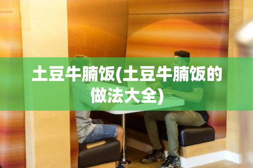 土豆牛腩饭(土豆牛腩饭的做法大全)