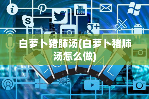 白萝卜猪肺汤(白萝卜猪肺汤怎么做)