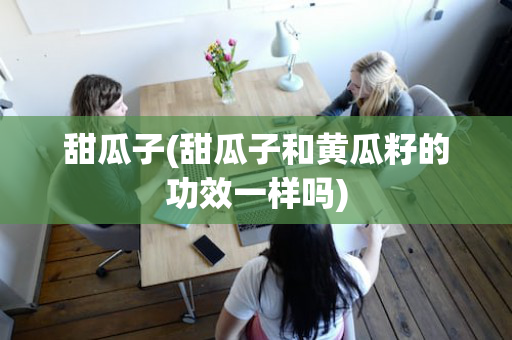甜瓜子(甜瓜子和黄瓜籽的功效一样吗)
