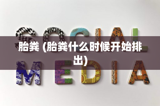 胎粪 (胎粪什么时候开始排出)