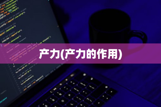 产力(产力的作用)