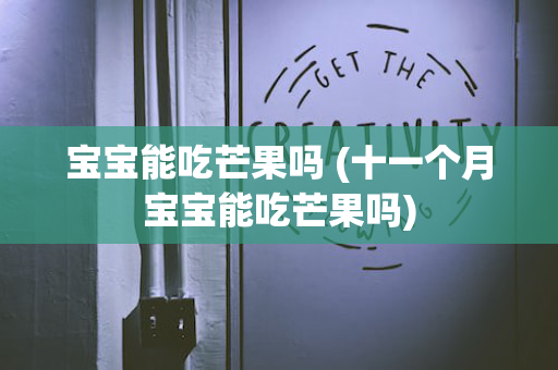 宝宝能吃芒果吗 (十一个月宝宝能吃芒果吗)