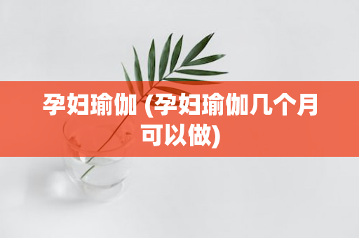 孕妇瑜伽 (孕妇瑜伽几个月可以做)