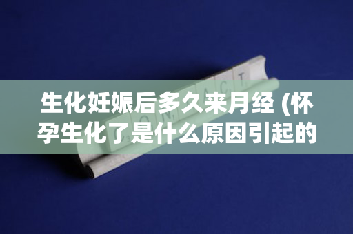 生化妊娠后多久来月经 (怀孕生化了是什么原因引起的)