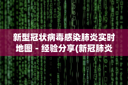 新型冠状病毒感染肺炎实时地图－经验分享(新冠肺炎实时动态地图网易新闻)