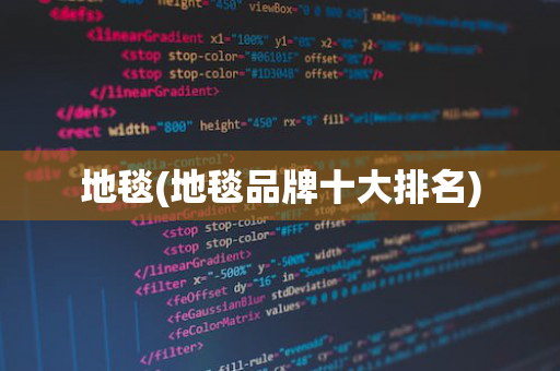 地毯(地毯品牌十大排名)