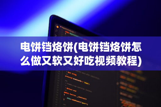 电饼铛烙饼(电饼铛烙饼怎么做又软又好吃视频教程)