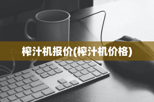 榨汁机报价(榨汁机价格)