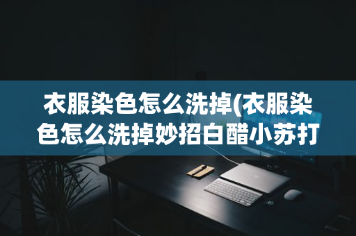 衣服染色怎么洗掉(衣服染色怎么洗掉妙招白醋小苏打)